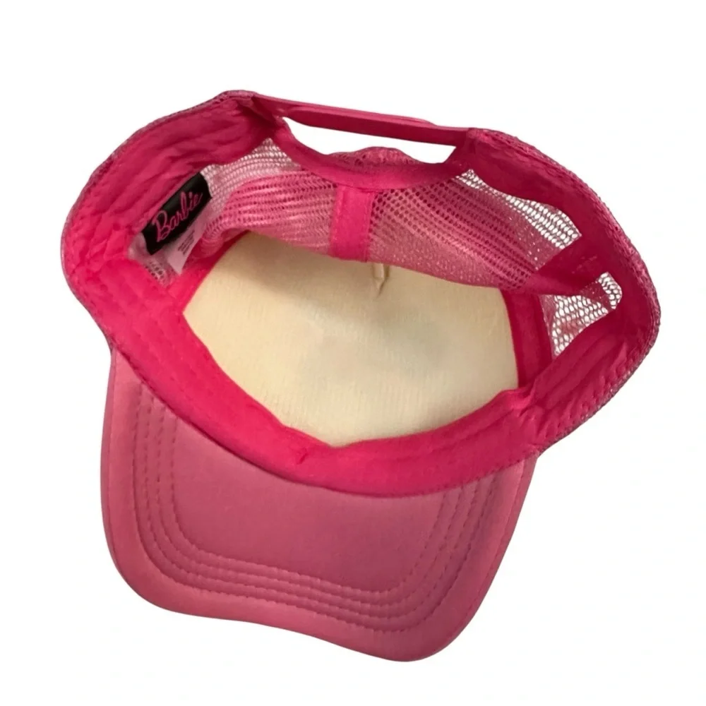 Barbie Pink and White Graphic Hat